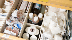 storing wound care products